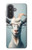 S3991 Goat Glasses Case For Samsung Galaxy A57