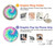 S4033 Pastel Color Tie Dye Case For Samsung Galaxy A57