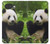 S1073 Panda Enjoy Eating Case For Google Pixel 10a
