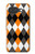 S3421 Black Orange White Argyle Plaid Case For Google Pixel 10a