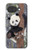 S3793 Cute Baby Panda Snow Painting Case For Google Pixel 10a