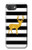 S2794 Black and White Striped Deer Gold Sparkles Case For iPhone 17e