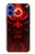 S4099 Mystic Red Demon Illustration Case For iPhone 16