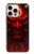 S4099 Mystic Red Demon Illustration Case For iPhone 16 pro