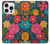 S4105 Vibrant Colorful Floral Pattern Case For iPhone 16 pro