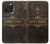 S4109 Vintage Antique Bible Book Cover Art Case For iPhone 15 Pro Max