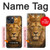 S4093 Royal Lion Portrait Artwork Case For iPhone 14