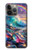 S4084 Rainbow Ocean Wave Fantasy Case For iPhone 14 Pro