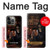 S4102 Vintage Skull Tavern Artwork Case For iPhone 14 Pro