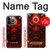 S4099 Mystic Red Demon Illustration Case For iPhone 13
