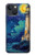 S4092 Moonlit Lighthouse Coastal Painting Case For iPhone 13 mini