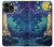 S4092 Moonlit Lighthouse Coastal Painting Case For iPhone 13 Pro Max