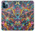 S4085 Cosmic Spaceship Psychedelic Art Case For iPhone 12 Pro Max