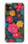 S4105 Vibrant Colorful Floral Pattern Case For iPhone 11