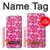 S4097 Pink Floral Seamless Pattern Design Case For iPhone 6 6S