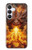 S4090 Epic Fire Dragon Fantasy Illustration Case For Samsung Galaxy S25 FE