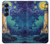 S4092 Moonlit Lighthouse Coastal Painting Case For Samsung Galaxy S25