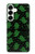 S4087 Cute Green Ghost Cartoon Pattern Case For Samsung Galaxy S25 Plus