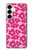 S4097 Pink Floral Seamless Pattern Design Case For Samsung Galaxy S25 Plus