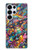 S4085 Cosmic Spaceship Psychedelic Art Case For Samsung Galaxy S25 Ultra