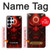 S4099 Mystic Red Demon Illustration Case For Samsung Galaxy S25 Ultra