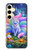 S4088 Fantasy Fox Spirit Magical Artwork Case For Samsung Galaxy S24