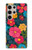 S4105 Vibrant Colorful Floral Pattern Case For Samsung Galaxy S24 Ultra