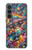 S4085 Cosmic Spaceship Psychedelic Art Case For Samsung Galaxy S23 FE