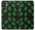 S4087 Cute Green Ghost Cartoon Pattern Case For Samsung Galaxy S23 FE