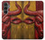 S4098 Span Bull Carved Artwork Case For Samsung Galaxy S23 FE