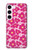S4097 Pink Floral Seamless Pattern Design Case For Samsung Galaxy S23