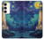 S4092 Moonlit Lighthouse Coastal Painting Case For Samsung Galaxy S23 Plus