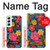 S4105 Vibrant Colorful Floral Pattern Case For Samsung Galaxy S22