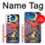 S4083 Colorful Painting Moonlit Venice City Case For Samsung Galaxy S21 5G