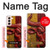 S4098 Span Bull Carved Artwork Case For Samsung Galaxy S21 5G