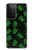 S4087 Cute Green Ghost Cartoon Pattern Case For Samsung Galaxy S21 Ultra 5G