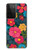 S4105 Vibrant Colorful Floral Pattern Case For Samsung Galaxy S21 Ultra 5G