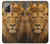 S4093 Royal Lion Portrait Artwork Case For Samsung Galaxy Note 20