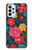 S4105 Vibrant Colorful Floral Pattern Case For Samsung Galaxy A23