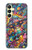 S4085 Cosmic Spaceship Psychedelic Art Case For Samsung Galaxy A25 5G