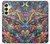 S4085 Cosmic Spaceship Psychedelic Art Case For Samsung Galaxy A25 5G