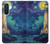 S4092 Moonlit Lighthouse Coastal Painting Case For Samsung Galaxy A26
