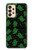 S4087 Cute Green Ghost Cartoon Pattern Case For Samsung Galaxy A33 5G