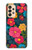 S4105 Vibrant Colorful Floral Pattern Case For Samsung Galaxy A33 5G