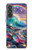 S4084 Rainbow Ocean Wave Fantasy Case For Samsung Galaxy A37
