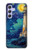 S4092 Moonlit Lighthouse Coastal Painting Case For Samsung Galaxy A54 5G