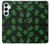 S4087 Cute Green Ghost Cartoon Pattern Case For Samsung Galaxy A55 5G