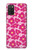 S4097 Pink Floral Seamless Pattern Design Case For Samsung Galaxy A03S