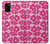 S4097 Pink Floral Seamless Pattern Design Case For Samsung Galaxy A03S