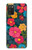 S4105 Vibrant Colorful Floral Pattern Case For Samsung Galaxy A03S
